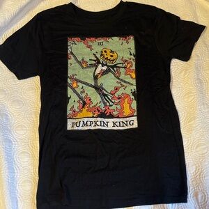 Jack Skellington Pumpkin King Black Graphic Tee by Disney
